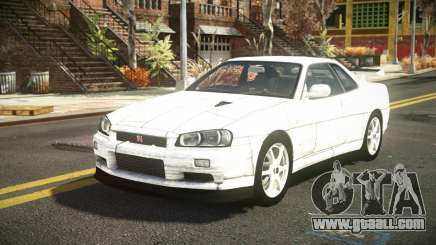 Nissan Skyline R34 Nehgan S1 for GTA 4