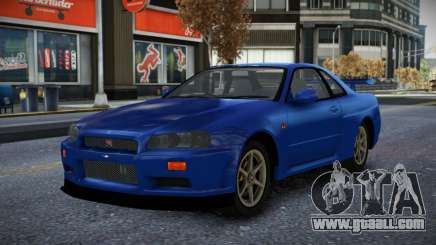 Nissan Skyline R34 Irer for GTA 4
