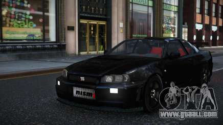Nissan Skyline R34 Pobyi for GTA 4