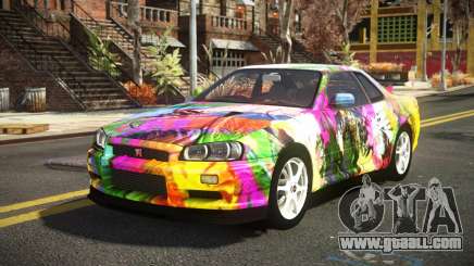 Nissan Skyline R34 Nehgan S4 for GTA 4