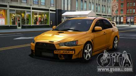 Mitsubishi Lancer Evolution X Jigwus for GTA 4