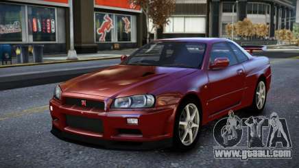 Nissan Skyline R34 Owyna for GTA 4
