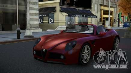 Alfa Romeo 8C Dowdizixa for GTA 4