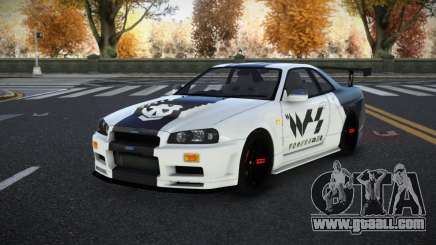 Nissan Skyline R34 Qoyawaqi for GTA 4