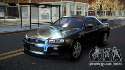 Nissan Skyline R34 Calosca S5 for GTA 4