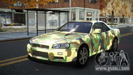 Nissan Skyline R34 Calosca S12 for GTA 4