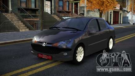 Peugeot 206 Lomkayiqa for GTA 4