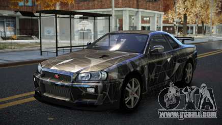 Nissan Skyline R34 Calosca S4 for GTA 4