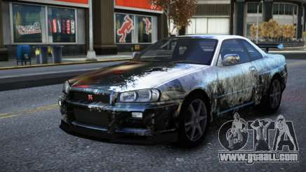 Nissan Skyline R34 Owyna S5 for GTA 4