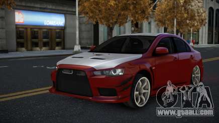 Mitsubishi Lancer Evolution X Fackam for GTA 4