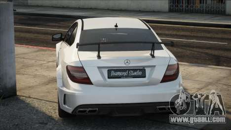 Mercedes-Benz C63 AMG White for GTA San Andreas