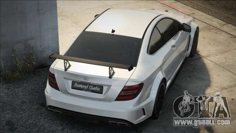 Mercedes-Benz C63 AMG White for GTA San Andreas