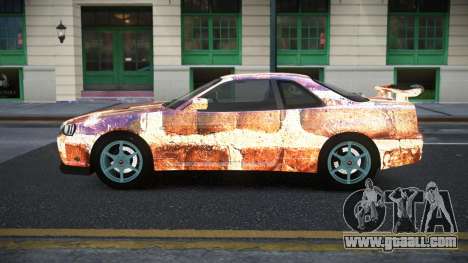 Nissan Skyline R34 Jashra S6 for GTA 4