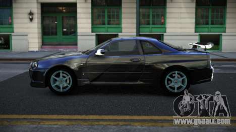 Nissan Skyline R34 Jashra S3 for GTA 4