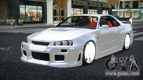 Nissan Skyline R34 Fahilol for GTA 4