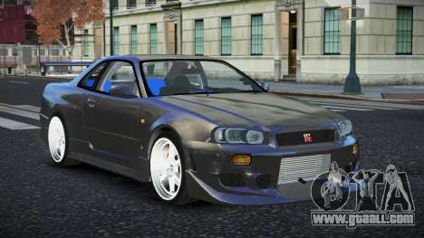 Nissan Skyline R34 Quqetihi for GTA 4