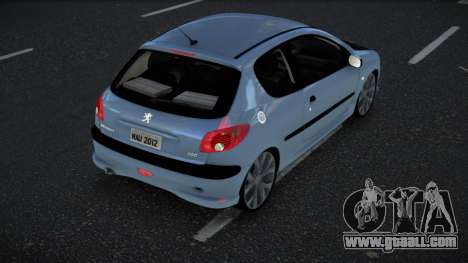 Peugeot 206 Zevhari for GTA 4