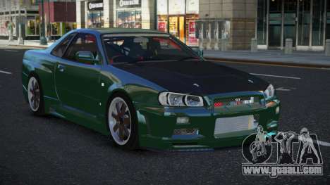 Nissan Skyline R34 Nudtap for GTA 4