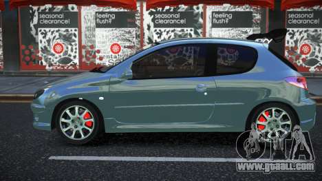 Peugeot 206 Cuxen for GTA 4