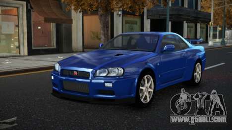 Nissan Skyline R34 Olasin for GTA 4