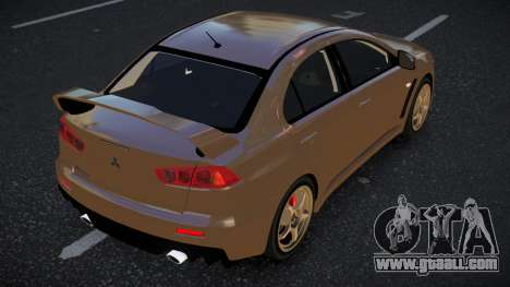 Mitsubishi Lancer Evolution X Cogwa for GTA 4