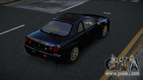 Nissan Skyline R34 Wuquroj for GTA 4