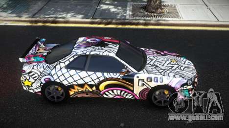 Nissan Skyline R34 Olasin S8 for GTA 4