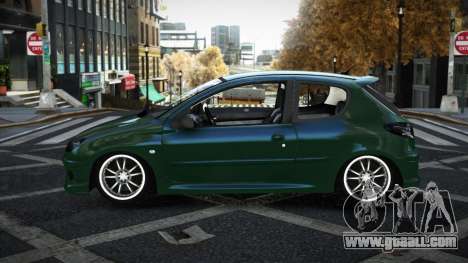 Peugeot 206 Wobaneni for GTA 4