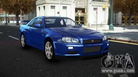 Nissan Skyline R34 Olasin for GTA 4