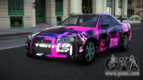 Nissan Skyline R34 Jashra S13 for GTA 4