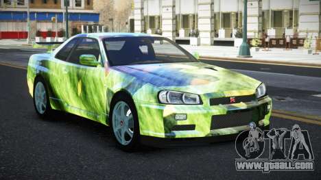 Nissan Skyline R34 Jashra S9 for GTA 4