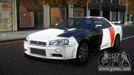 Nissan Skyline R34 Olasin S9 for GTA 4