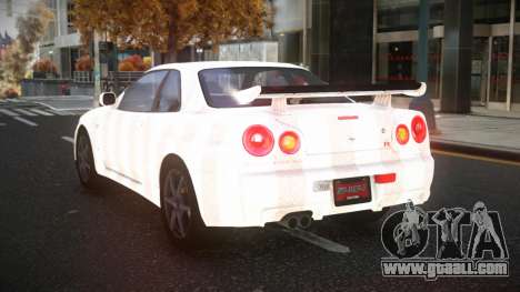 Nissan Skyline R34 Olasin S13 for GTA 4