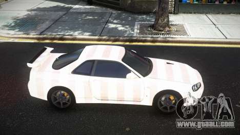Nissan Skyline R34 Olasin S13 for GTA 4