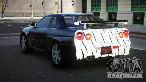 Nissan Skyline R34 Jashra S3 for GTA 4