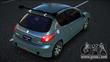 Peugeot 206 Cuxen for GTA 4
