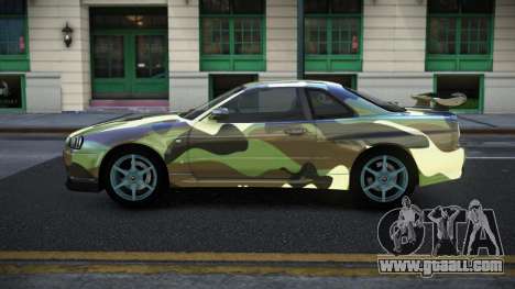 Nissan Skyline R34 Jashra S11 for GTA 4