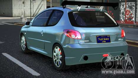 Peugeot 206 Cuxen for GTA 4