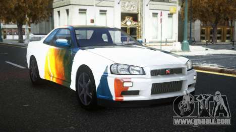 Nissan Skyline R34 Olasin S9 for GTA 4