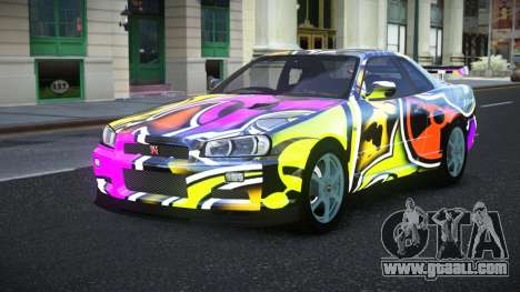 Nissan Skyline R34 Jashra S10 for GTA 4