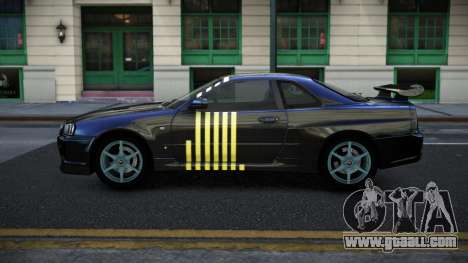 Nissan Skyline R34 Jashra S2 for GTA 4