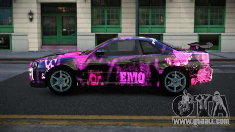 Nissan Skyline R34 Jashra S13 for GTA 4