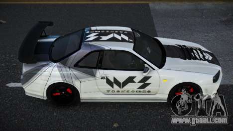 Nissan Skyline R34 Tardu for GTA 4