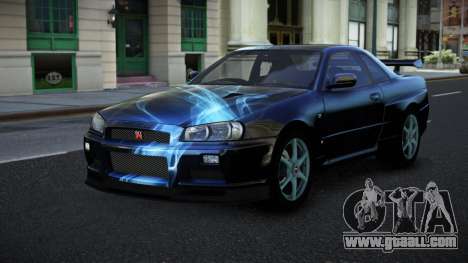 Nissan Skyline R34 Jashra S5 for GTA 4