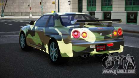 Nissan Skyline R34 Jashra S11 for GTA 4