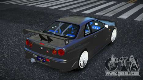 Nissan Skyline R34 Quqetihi for GTA 4