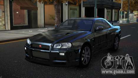 Nissan Skyline R34 Olasin S14 for GTA 4