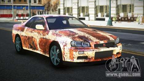Nissan Skyline R34 Jashra S6 for GTA 4
