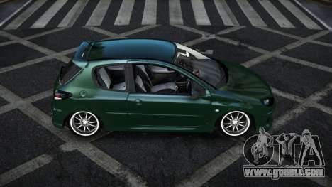 Peugeot 206 Wobaneni for GTA 4