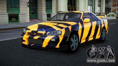 Nissan Skyline R34 Jashra S14 for GTA 4